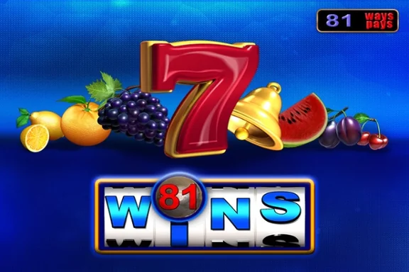 Capa do slot 81 Wins